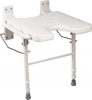 HealthSmart Wall Mount Fold Away Bath Chair for shower