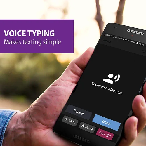 voice typing, Jitterbug Smart2 No-Contract Easy-to-use Smartphone for Seniors
